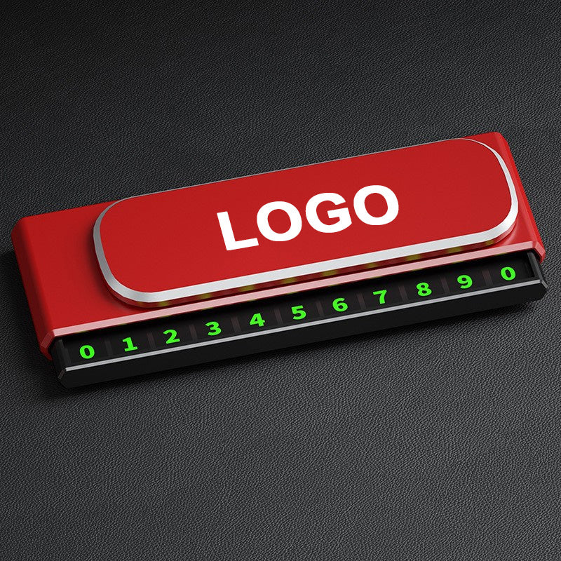 Sonderanfertigung Auto Temporäre Parken Zeichen versteckte Auto bewegen Telefonnummer Zeichen