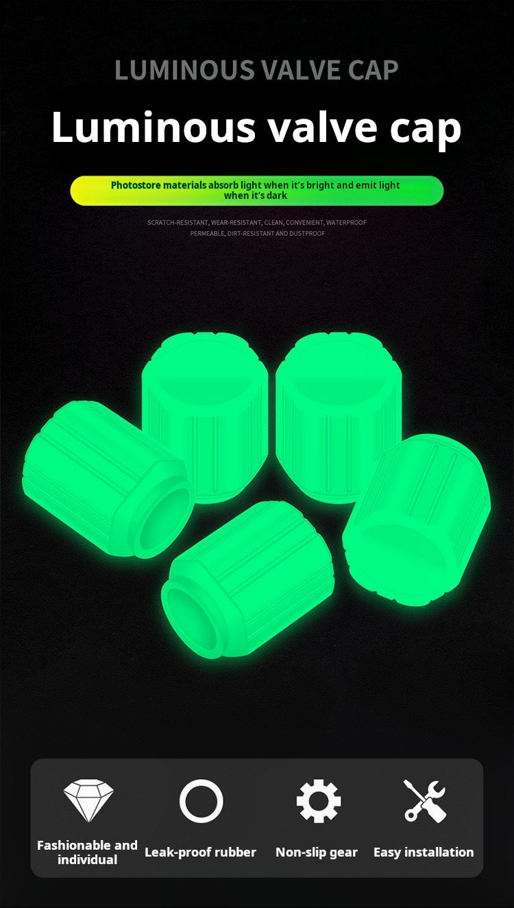 Leuchtende Ventilkappe
