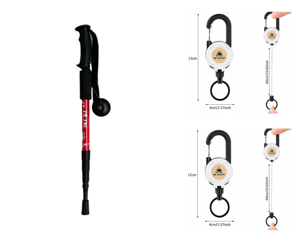 Verstellbarer Wanderstock aus Aluminium