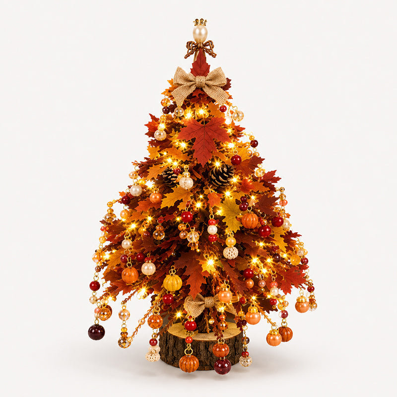 DIY-Bastelset für einen Weihnachtsbaum mit Perlen