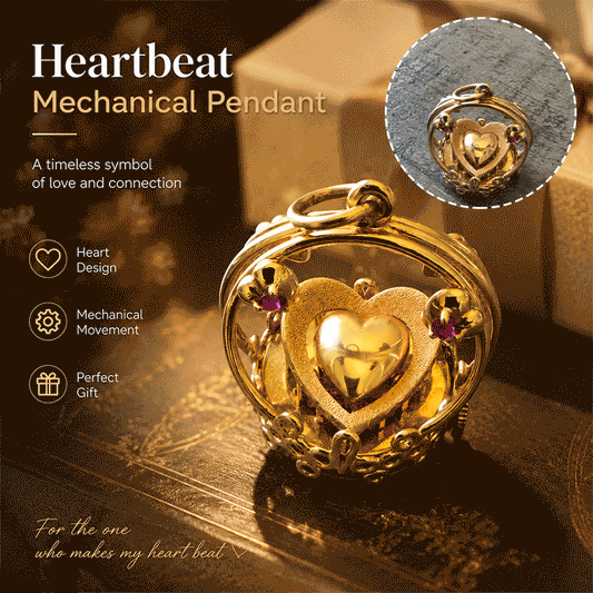 Mechanischer Anhänger „Herzschlag“