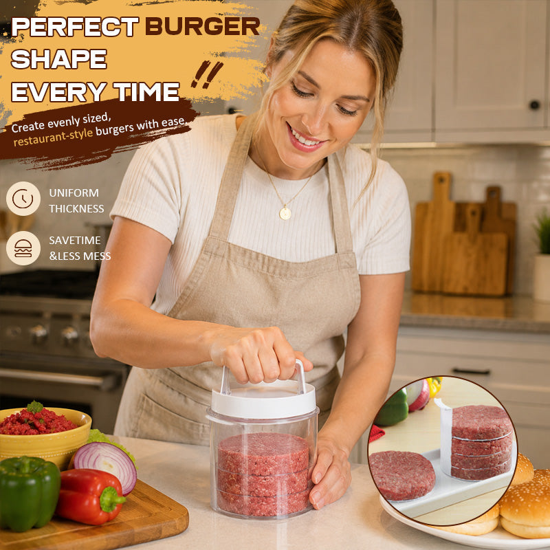 🍔 Burger-Patty-Form für einfache selbstgemachte Burger