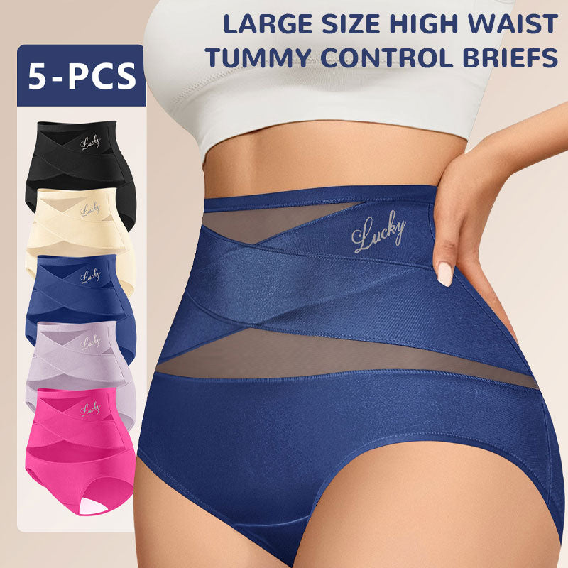 Höschen mit hoher Taille und Bauchformung in großen Größen