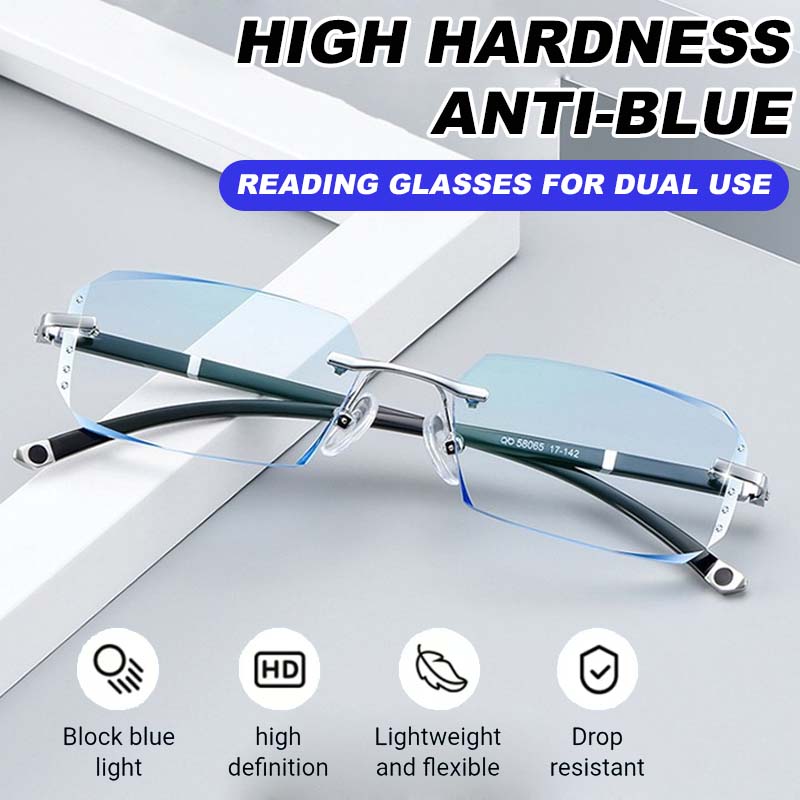 HOCHFESTE ANTI-BLUE-LESEBRILLE FÜR DEN DOPPELTEN EINSATZ