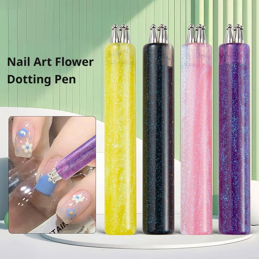 Nagel-Dotting-Stift mit 5-blättriger Blume