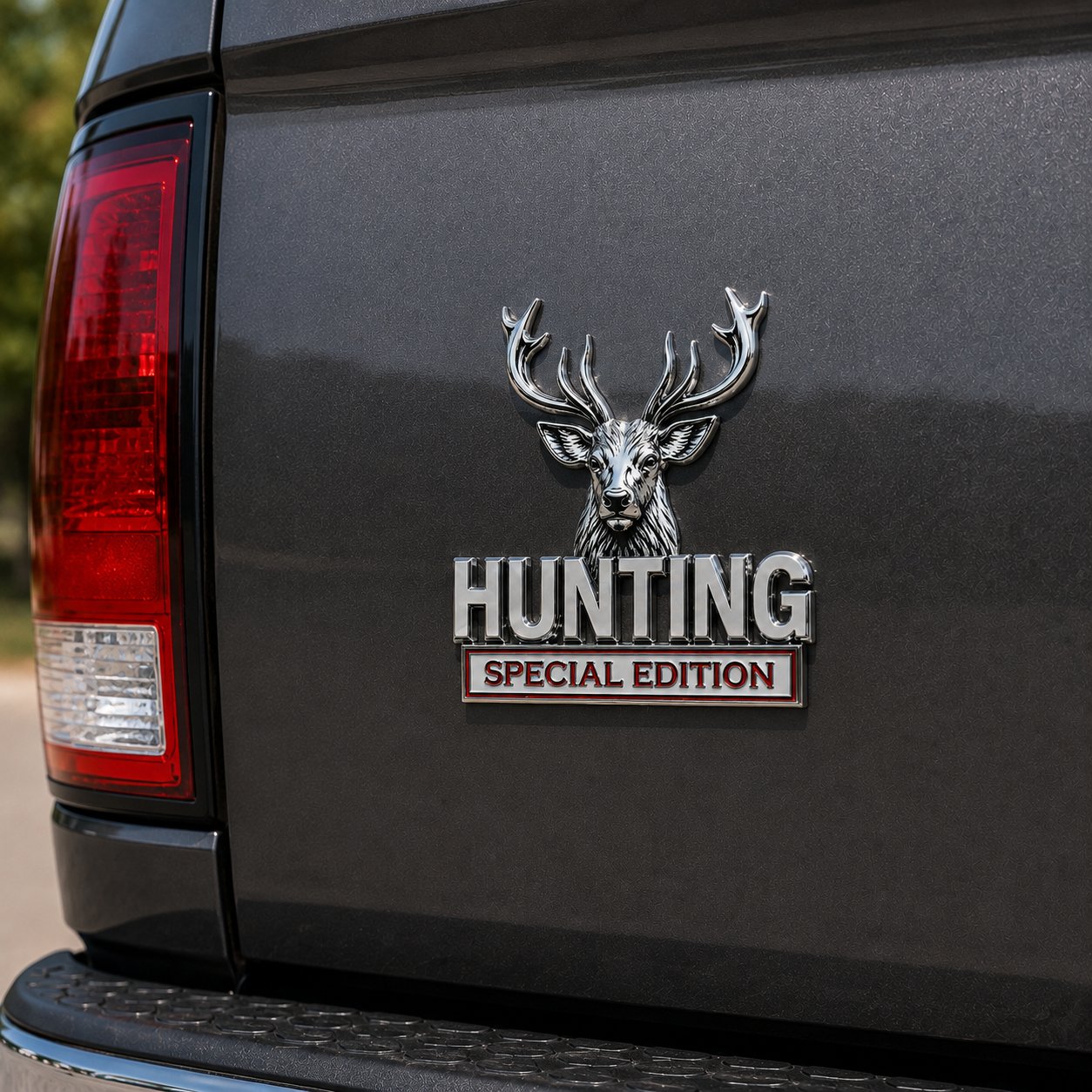 🦌 HUNTING Special Edition Emblem – Hochwertiges 3D-Metall-Autoemblem für Jagdbegeisterte