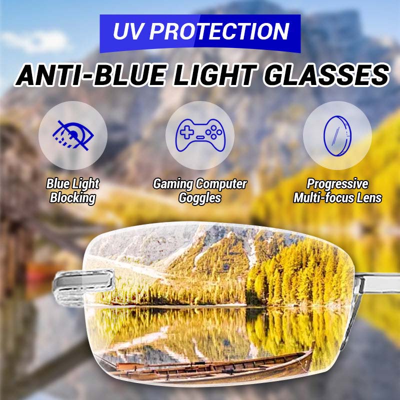 HOCHFESTE ANTI-BLUE-LESEBRILLE FÜR DEN DOPPELTEN EINSATZ