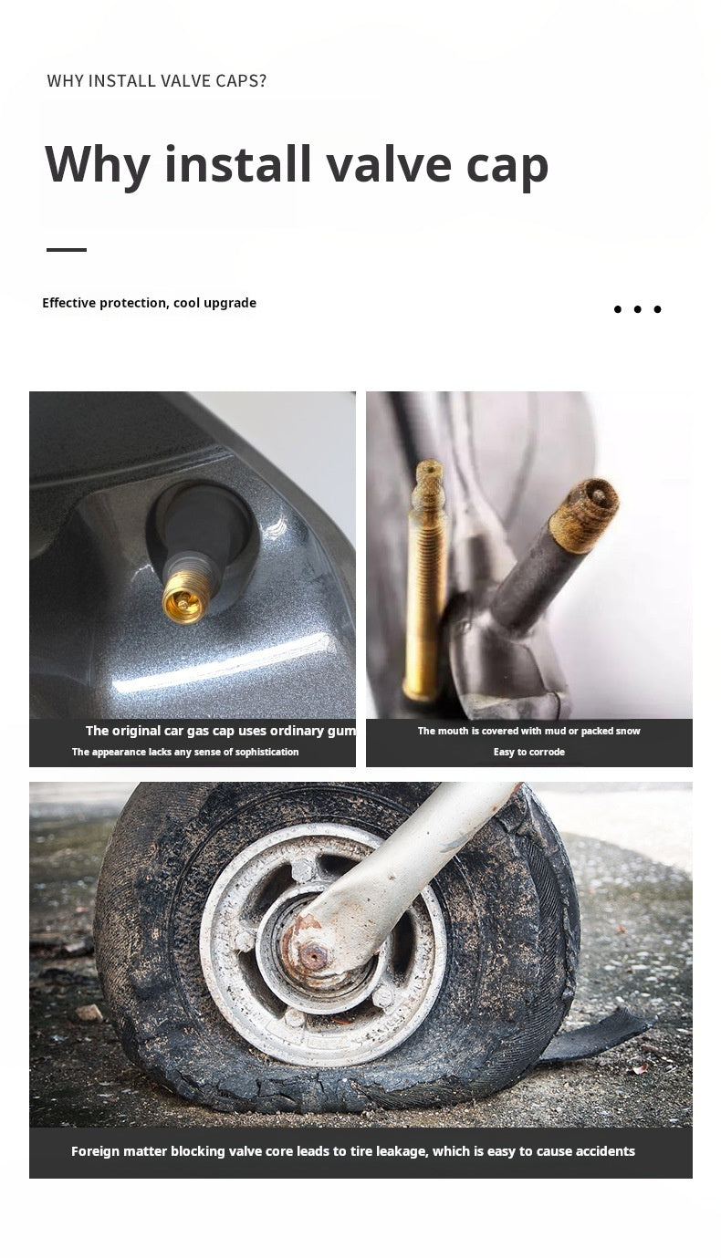 Leuchtende Ventilkappe