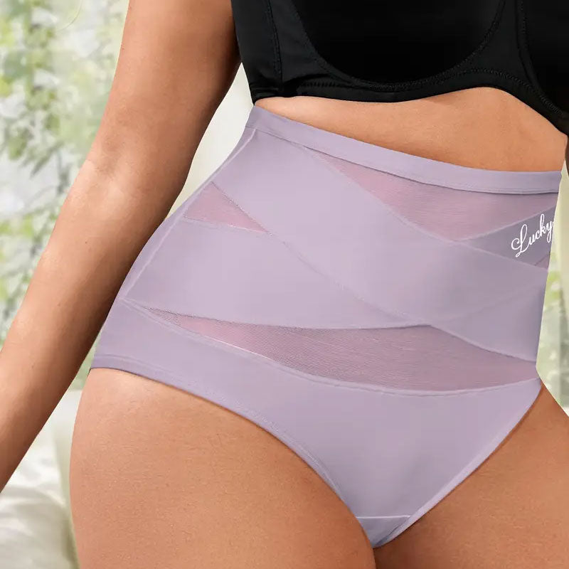 Höschen mit hoher Taille und Bauchformung in großen Größen