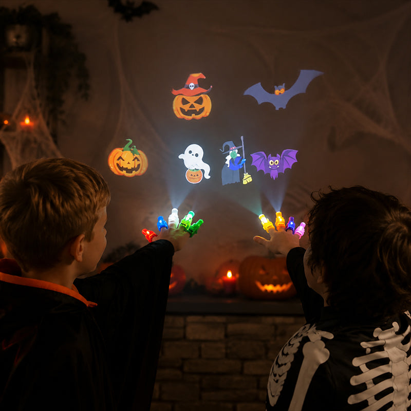 🎃 Halloween Projektions‑Fingerlicht