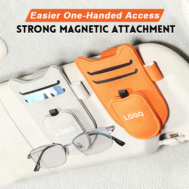 🚗Sonnenblenden-Brillenhalter für Autos – leicht zugänglich, platzsparend, vielseitig einsetzbar