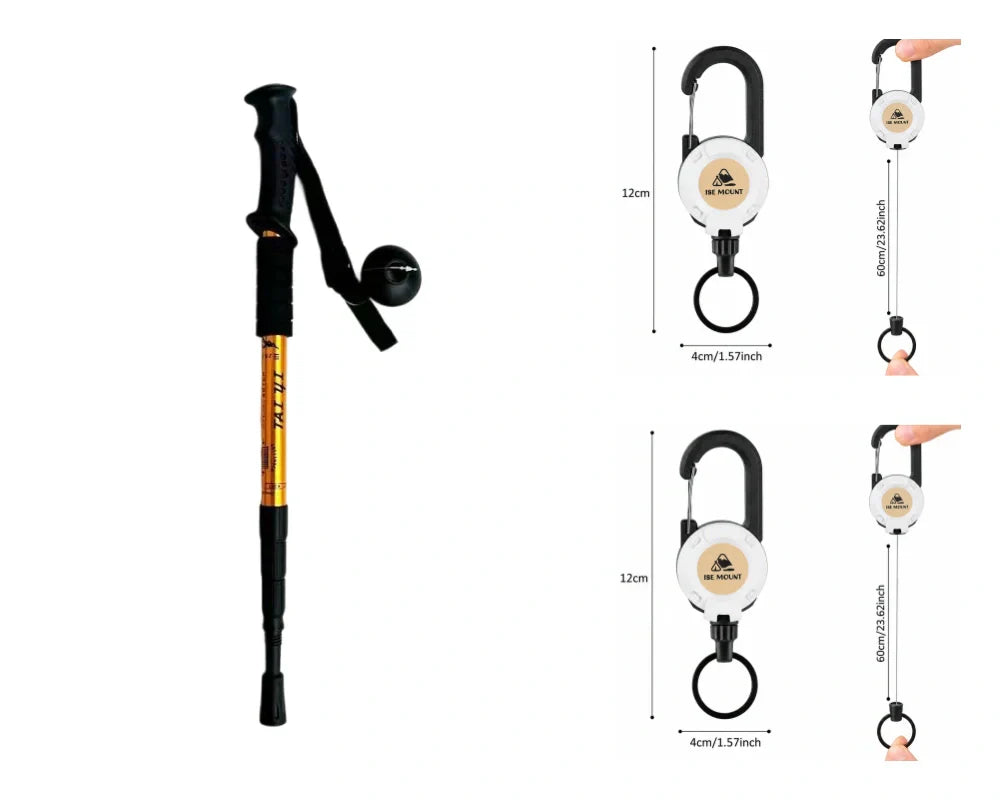 Verstellbarer Wanderstock aus Aluminium