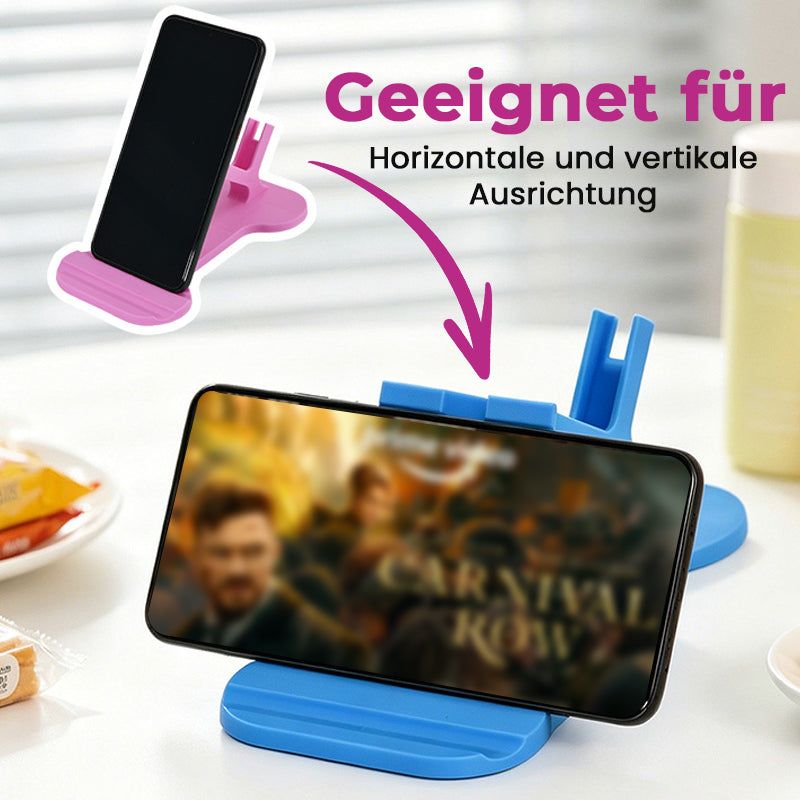 Ergonomischer Handy- und Tabletständer zum seitlichen Liegen für Bett