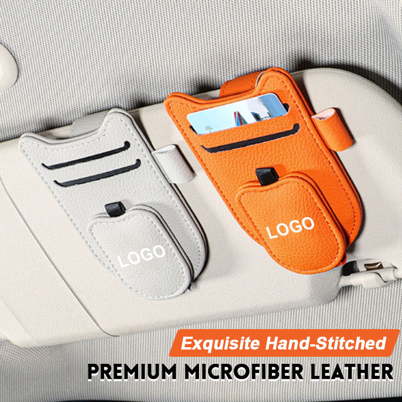 🚗Sonnenblenden-Brillenhalter für Autos – leicht zugänglich, platzsparend, vielseitig einsetzbar