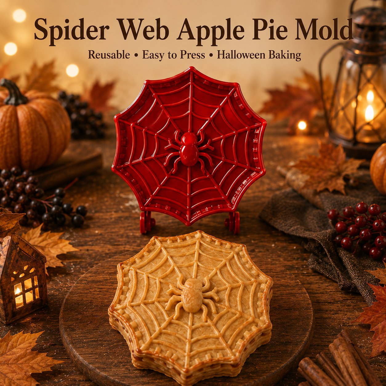 🎃 8-teiliges Halloween-Set mit Mini-Hand-Pie-Formen