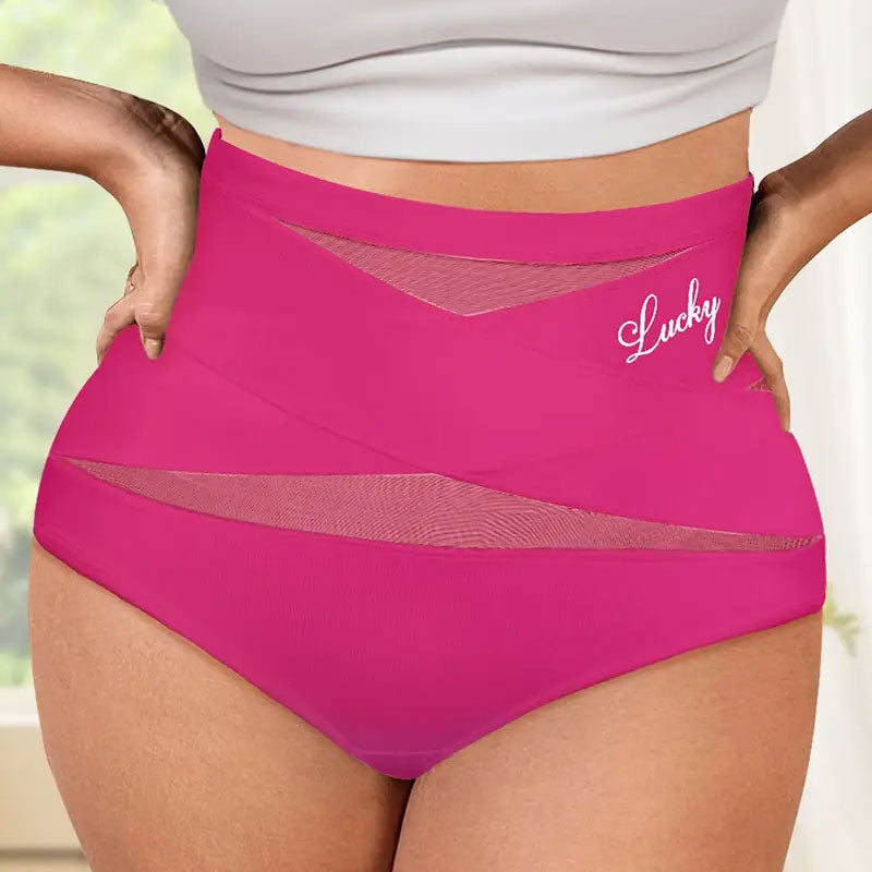 Höschen mit hoher Taille und Bauchformung in großen Größen