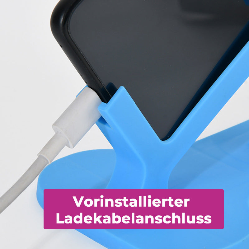 Ergonomischer Handy- und Tabletständer zum seitlichen Liegen für Bett