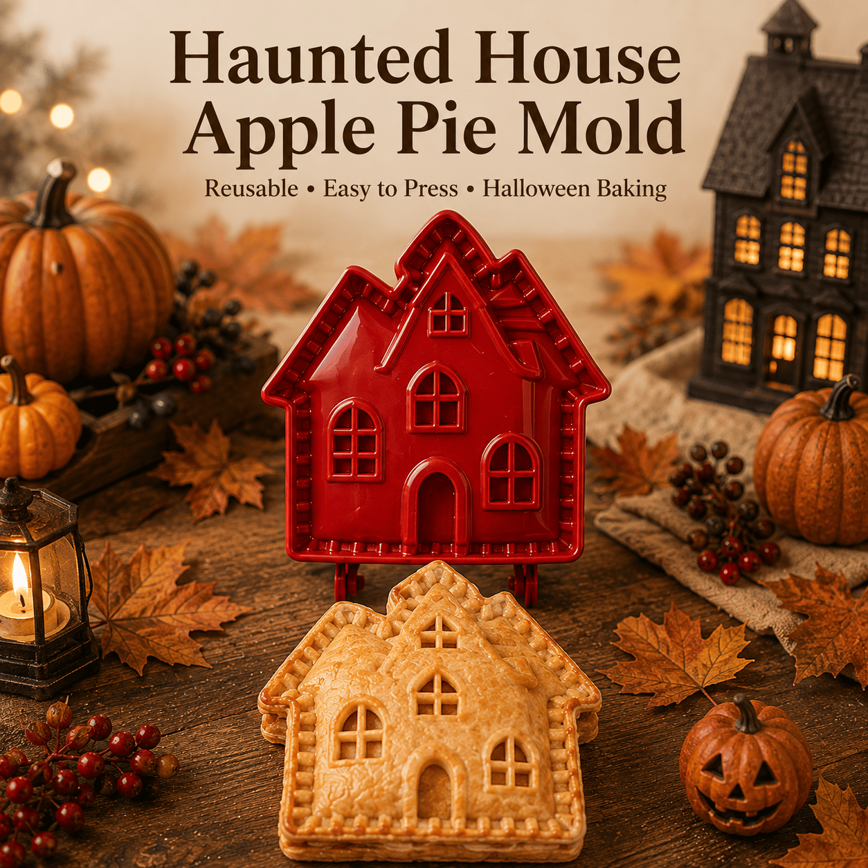 🎃 8-teiliges Halloween-Set mit Mini-Hand-Pie-Formen