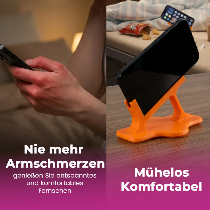 Ergonomischer Handy- und Tabletständer zum seitlichen Liegen für Bett