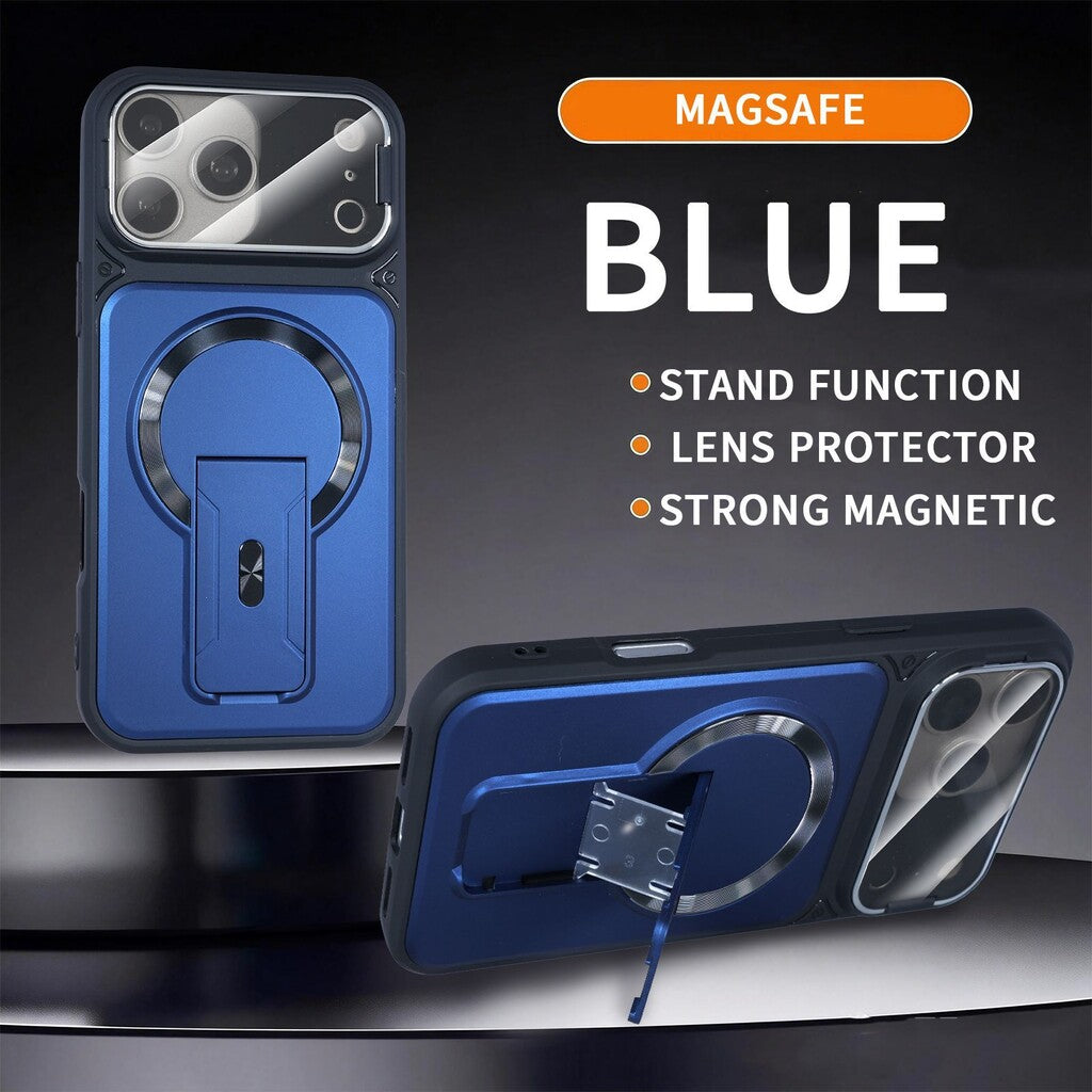MagSafe-Magnethülle mit Kameraobjektivabdeckung und unsichtbarem Ständer