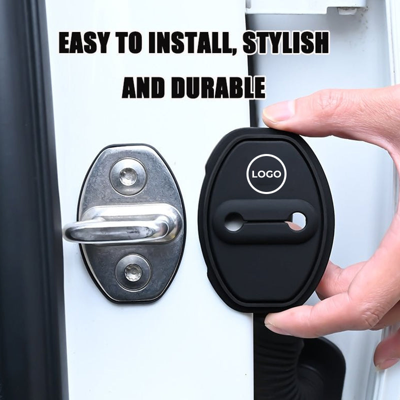 Maßgefertigte Silikon-Schutzhülle für Autotürriegel (4 Stück)