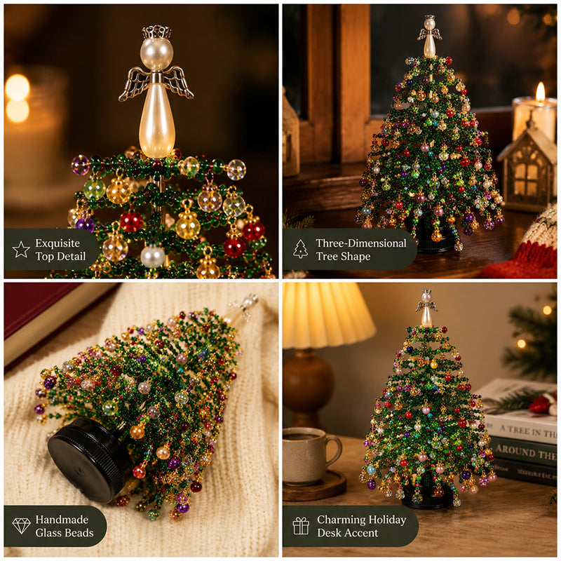 DIY-Bastelset für einen Weihnachtsbaum mit Perlen