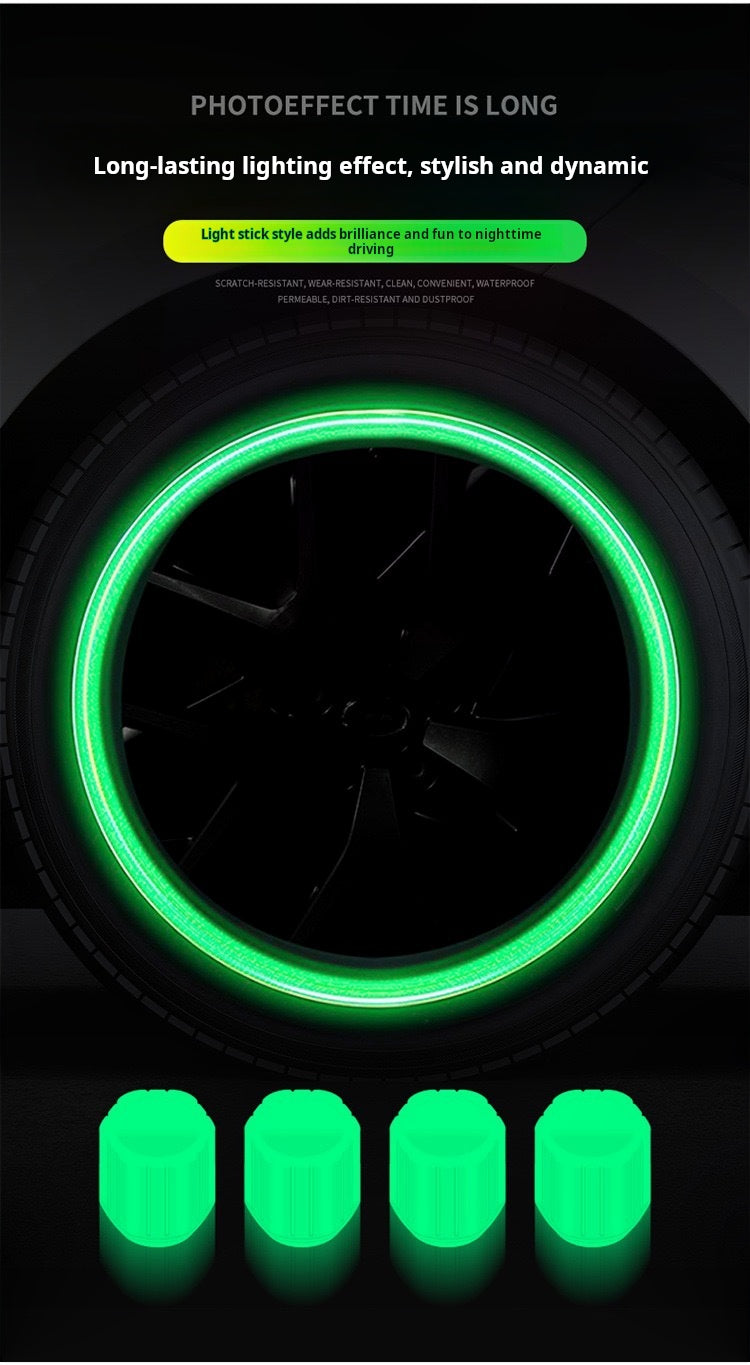 Leuchtende Ventilkappe