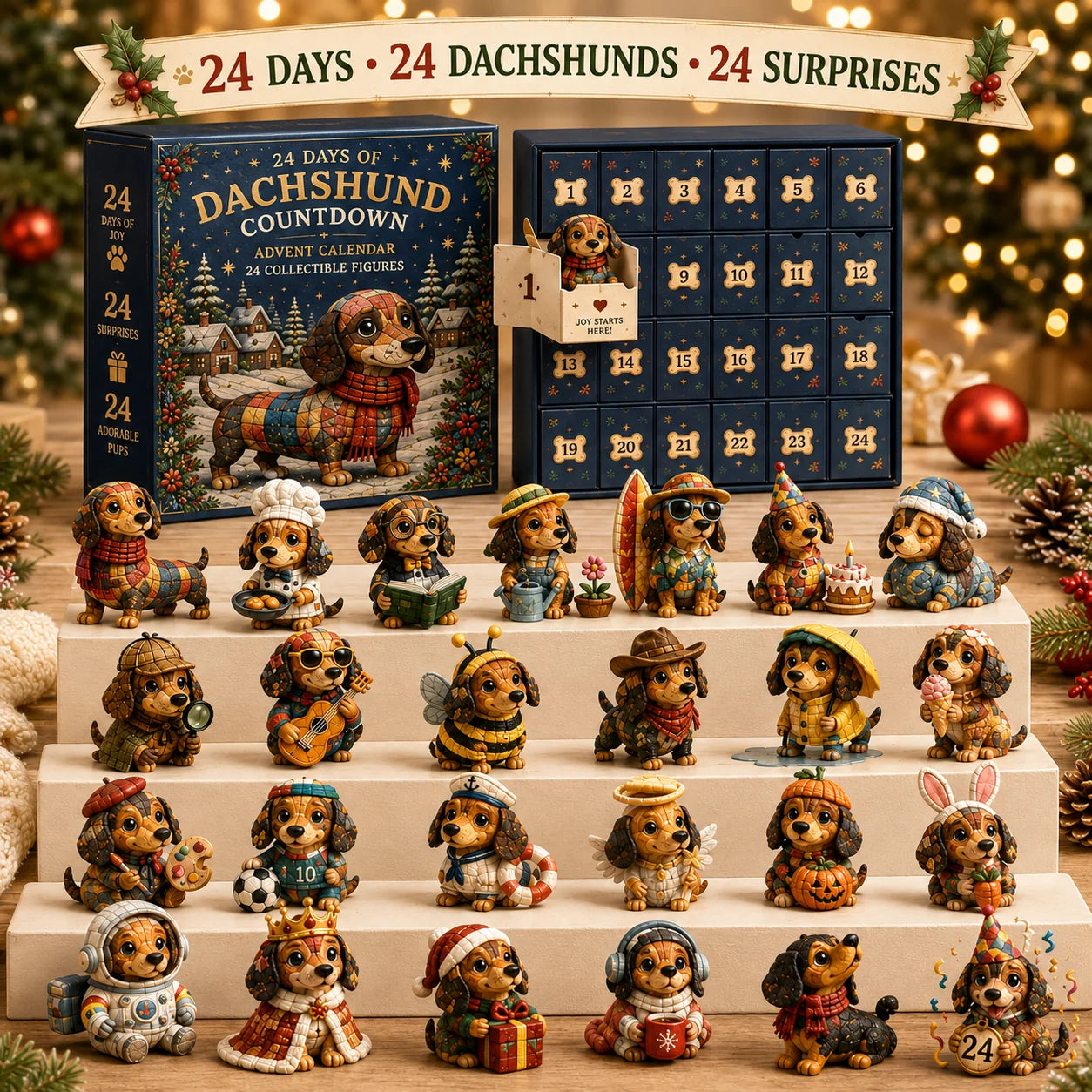🎄🐾 Dackel-Adventskalender 2026 – 24 Tage voller Dackelfreude
