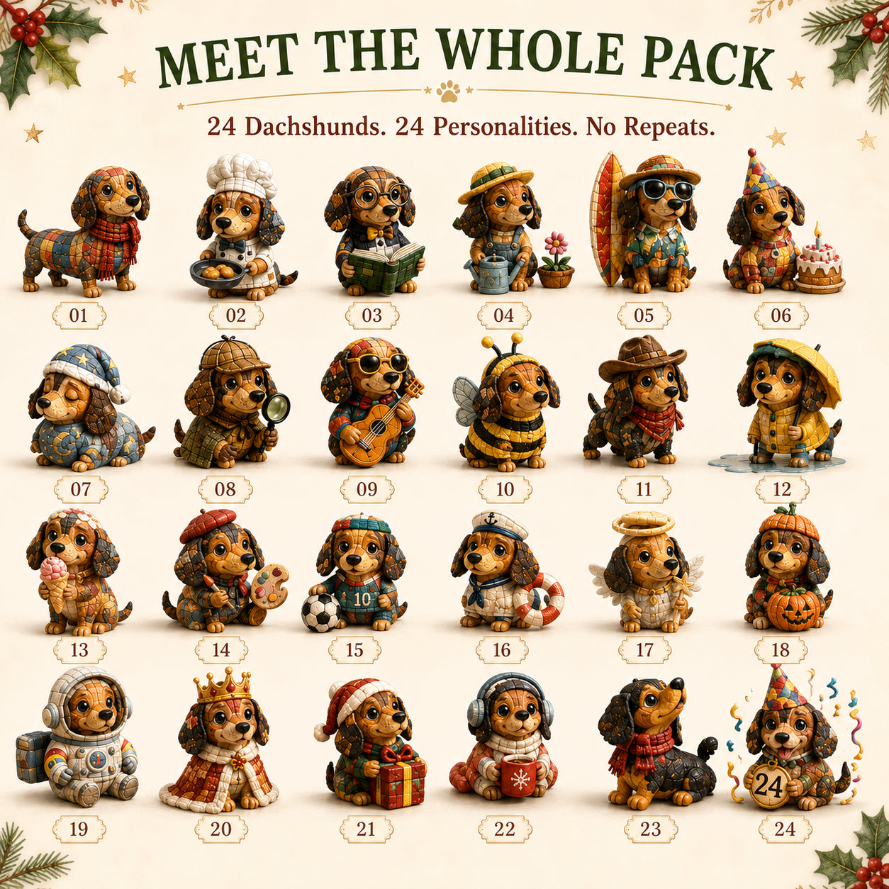 🎄🐾 Dackel-Adventskalender 2026 – 24 Tage voller Dackelfreude