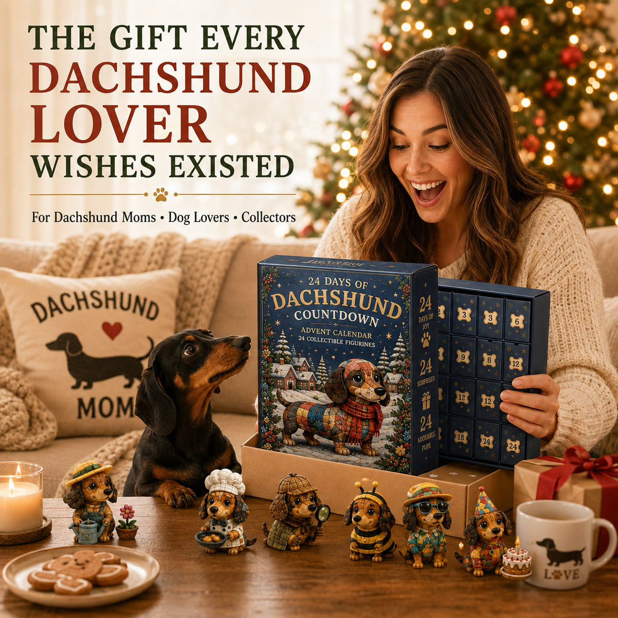 🎄🐾 Dackel-Adventskalender 2026 – 24 Tage voller Dackelfreude