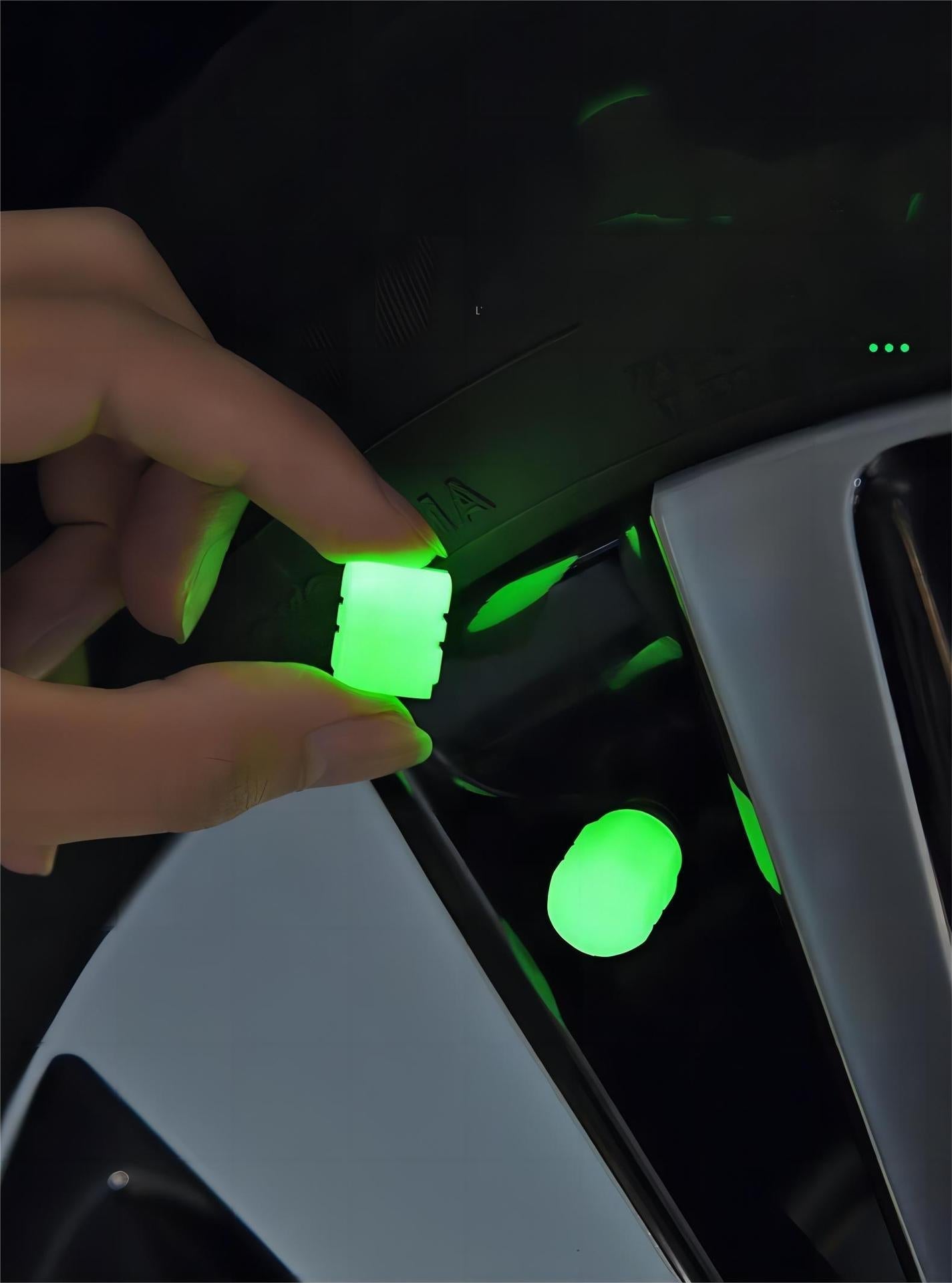 Leuchtende Ventilkappe