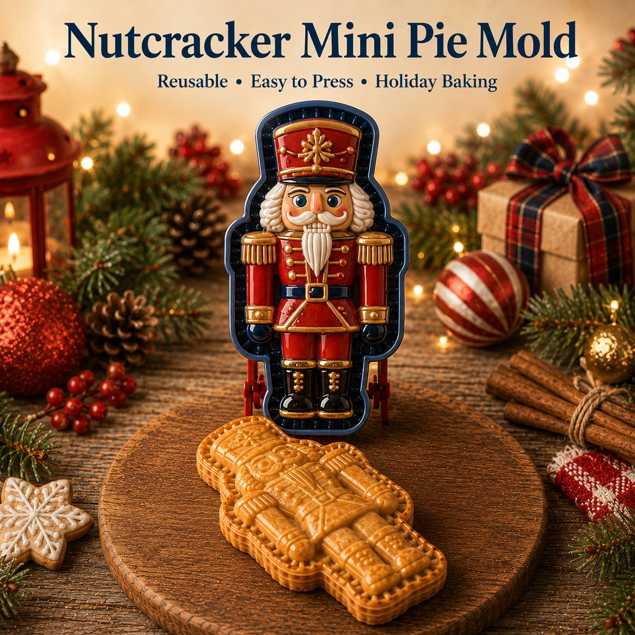🎄 8-teilige Weihnachts-Mini-Törtchenform-Kollektion