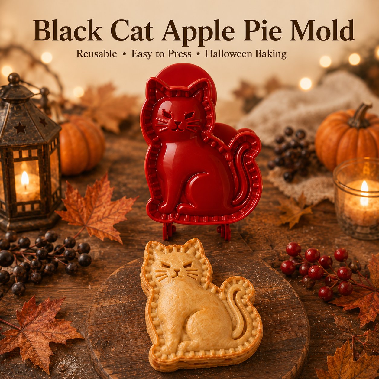 🎃 8-teiliges Halloween-Set mit Mini-Hand-Pie-Formen
