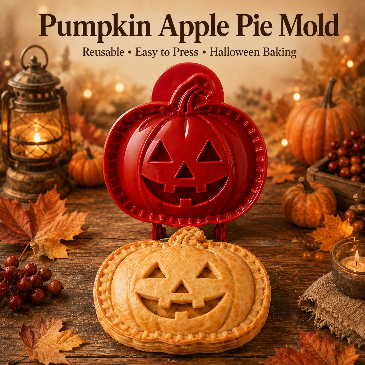 🎃 8-teiliges Halloween-Set mit Mini-Hand-Pie-Formen
