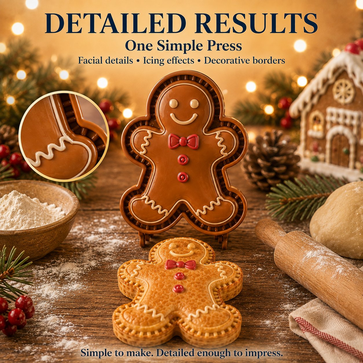 🎄 8-teilige Weihnachts-Mini-Törtchenform-Kollektion