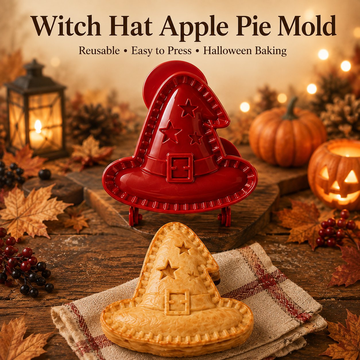 🎃 8-teiliges Halloween-Set mit Mini-Hand-Pie-Formen