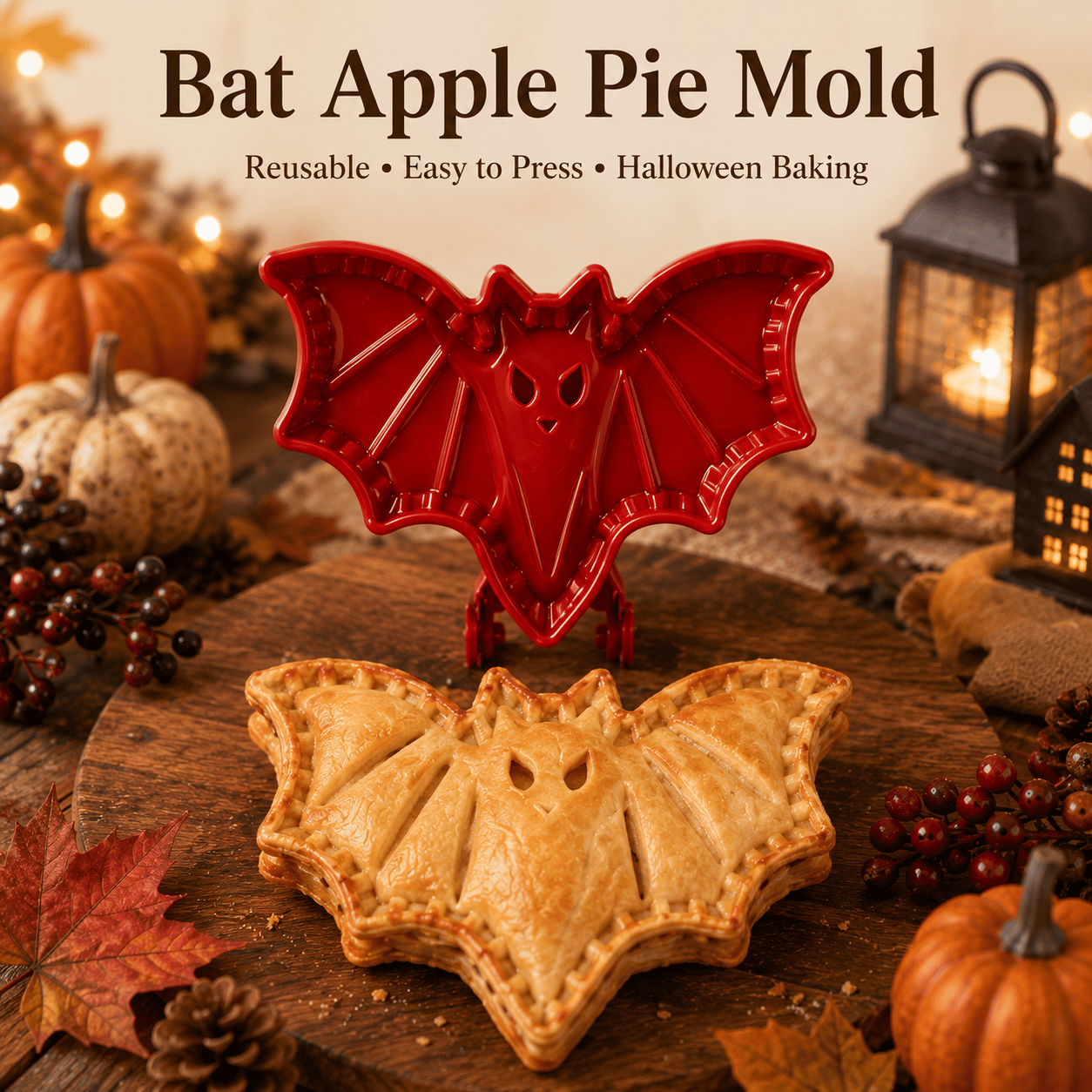 🎃 8-teiliges Halloween-Set mit Mini-Hand-Pie-Formen