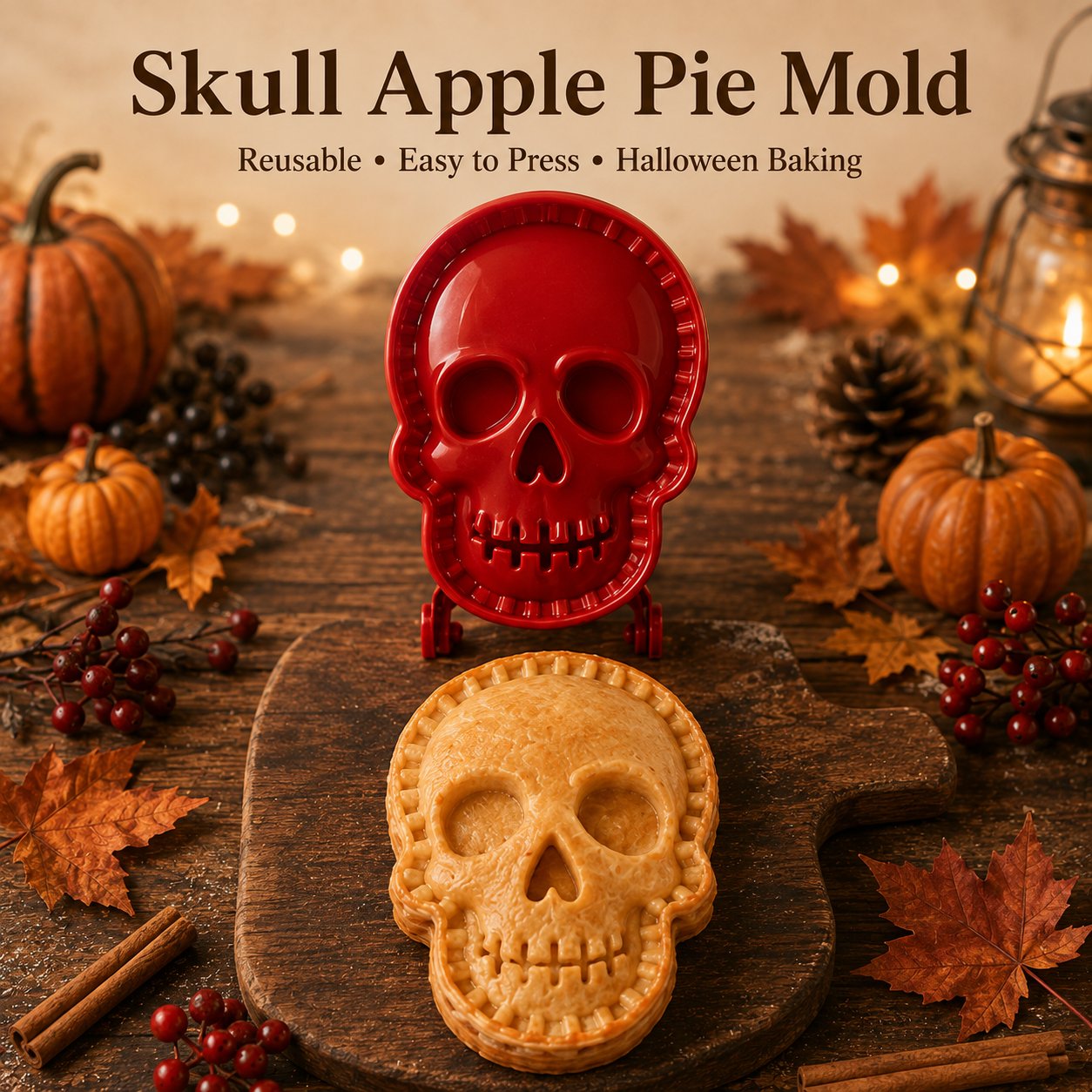 🎃 8-teiliges Halloween-Set mit Mini-Hand-Pie-Formen