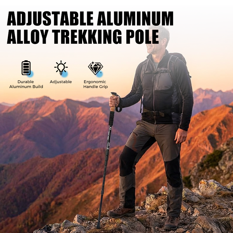 Verstellbarer Wanderstock aus Aluminium